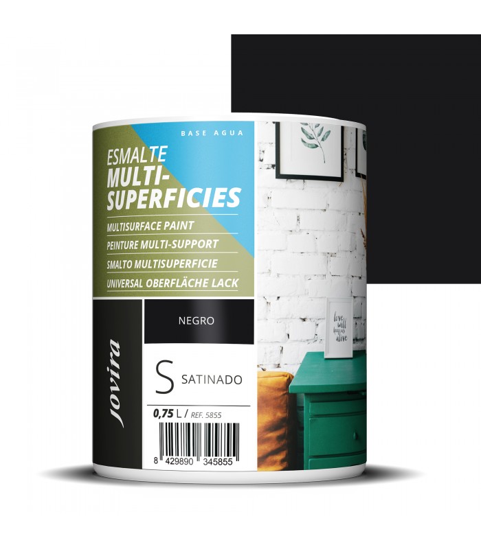 Esmalte Multisuperfices Satinado al Agua marron , arandano