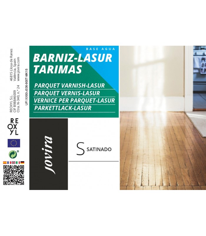 Lasur Protector Tarimas Satinado al Agua. incoloro