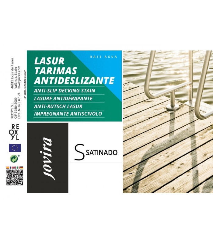 Lasur Protector Tarimas Antideslizante al Agua teka, incoloro