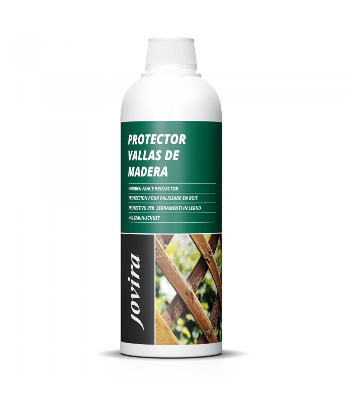 Protector para Vallas de Madera pino, marron .  Aceite Teca -