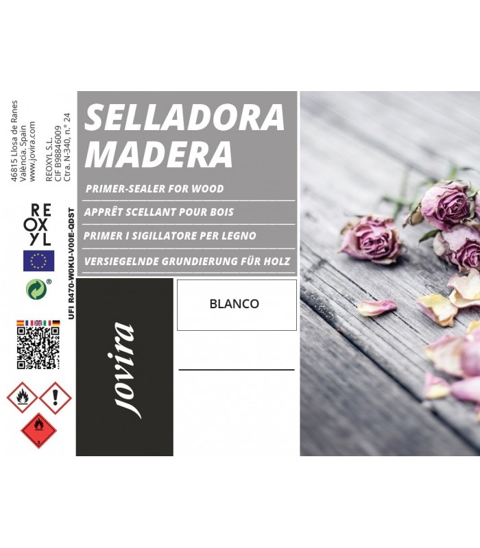Selladora Madera blanco.  Selladora para Madera - Litros: 2.3