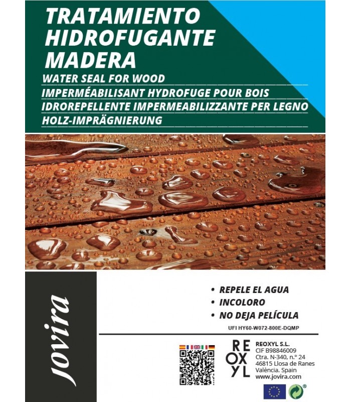 Hidrofugante para Madera .  Hidrofugante Madera - Litros: 1
