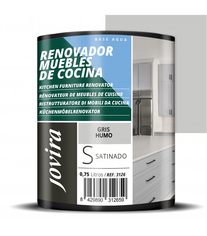 Pintura renovadora para Muebles de Cocina, acabado satinado al