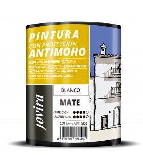 Pintura con Protección Antimoho Mate blanco, ibero, magnum