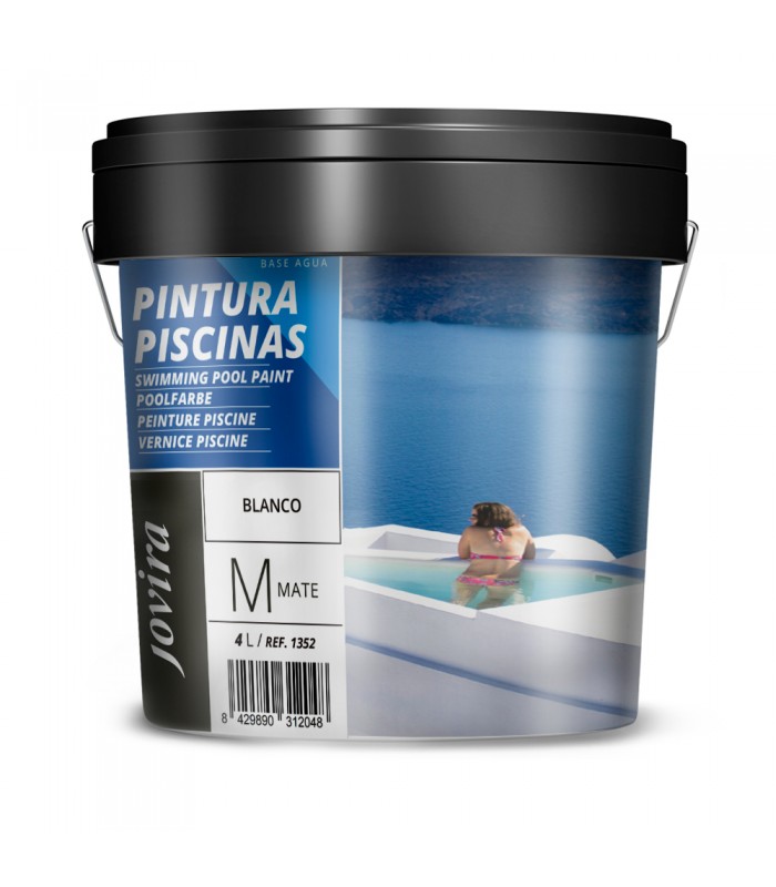 Pintura Piscinas al Agua blanco, azul piscina, verde mar