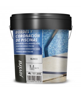 Pintura Bordes y Coronación de Piscinas Antideslizante blanco