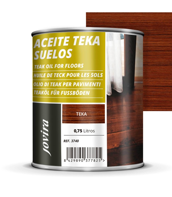 Aceite Teca Suelos teka.  Aceite Teca - Litros: 2.3, 2 x 750