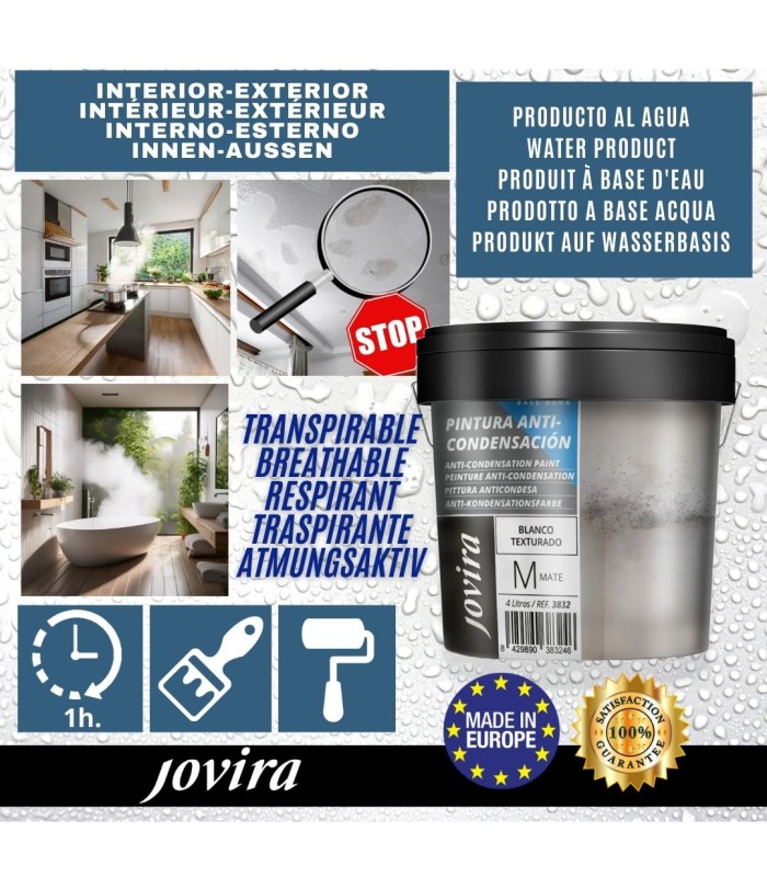 Pintura Anticondensación - Antihumedad - Antimoho blanco