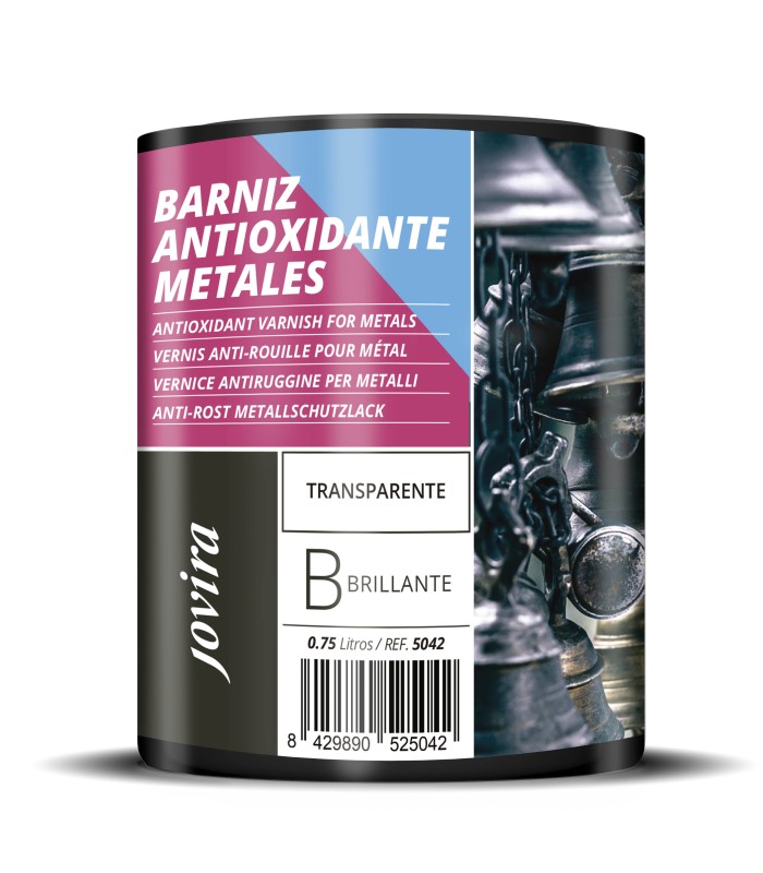 Barniz Antioxidante Brillante al Agua .  Barniz Antioxidable -