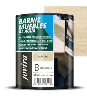 Barniz Muebles Brillante al Agua .  Barnices - Litros: 0.750