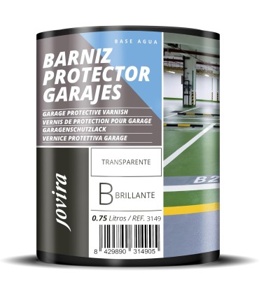 Barniz protector para suelos de garaje al agua. Protege y