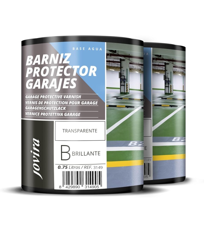 Barniz protector para suelos de garaje al agua. Protege y