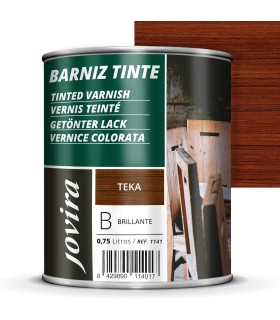 Barniz Tinte Brillante incoloro, transparente, castaño, teka