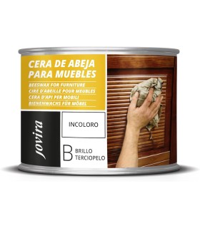 Cera de Abeja para Muebles incoloro, transparente.  Ceras para