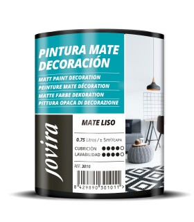 Pintura Mate Decoración blanco.  Pintura Mate - Litros: 4 l