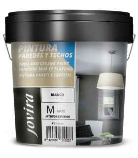 Pinturas Paredes y Techos Blanco blanco.  Pintura Mate -