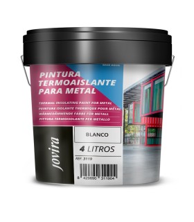 Pintura Termoaislante para Metal al Agua. Especial para Tejados