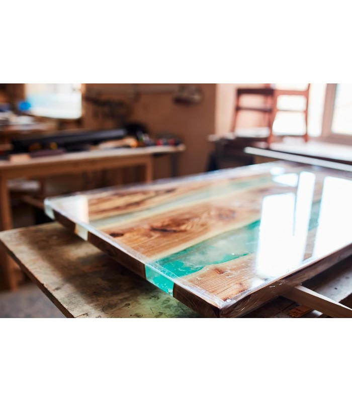 Resina Epoxi Transparente incoloro, transparente.  Resina Epoxi