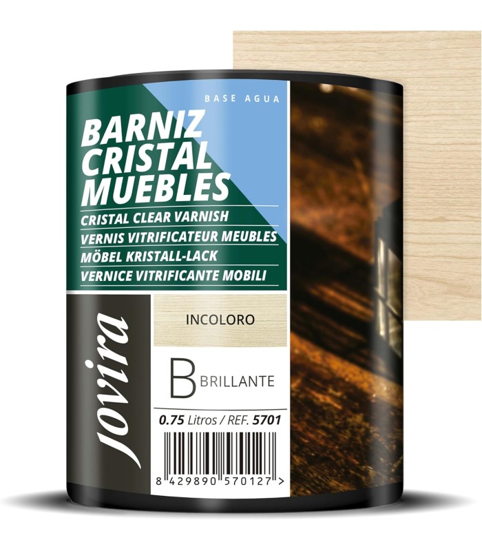 Barniz Cristal Muebles Poliuretano Al Agua .  Barnices -