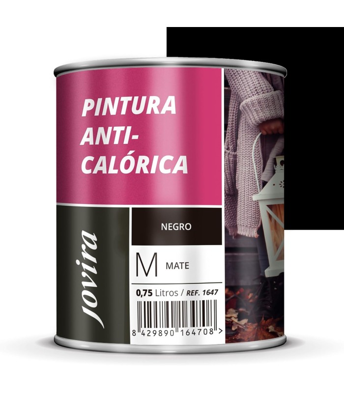 Pintura Anticalórica alta Temperatura negro, aluminio.  Pintura