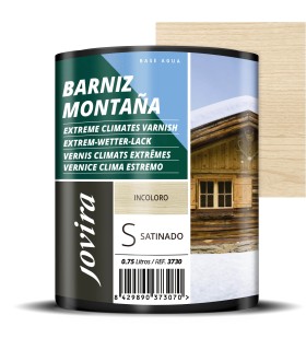 Barniz Montaña Satinado al Agua .  Barnices - Litros: 0.750 ml