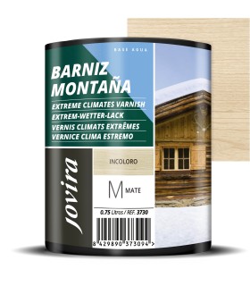 Barniz Montaña Mate al Agua. .  Barnices - Litros: 0.750 ml