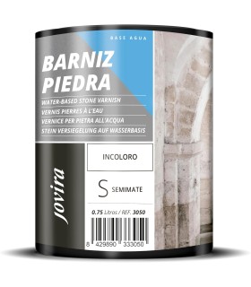 Barniz Piedra al Agua .  Barniz Piedra - Litros: 0.750 ml, 2.3