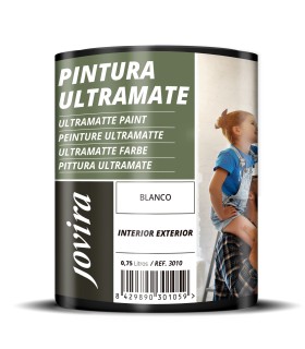 Pintura Ultramate Blanca Interior-Exterior .  Pintura Mate -