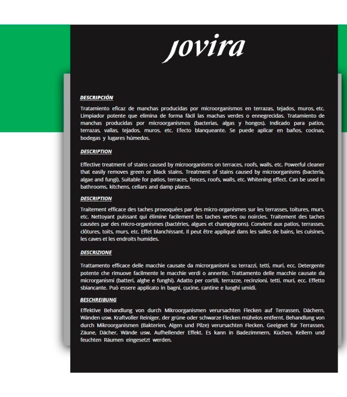 Limpiador de Moho .  Limpiador Antimoho - Litros: 0.500, 5, 1 