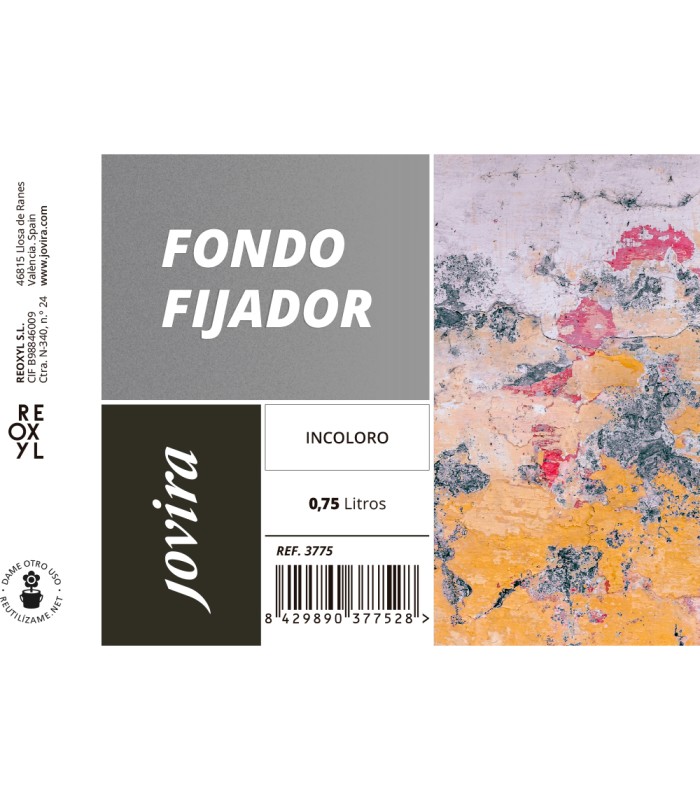 Imprimación Fondo Fijador .  Fijador de Pintura - Litros: 0.750