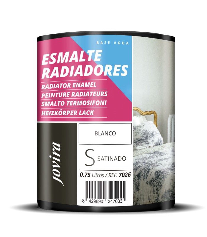 Esmalte Radiadores al Agua blanco, blanco antiguo, negro. 
