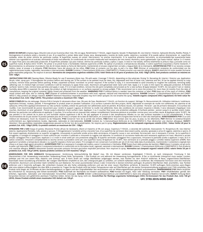 Esmalte Galvanizado Satinado al Agua. gamuza, blanco, verde