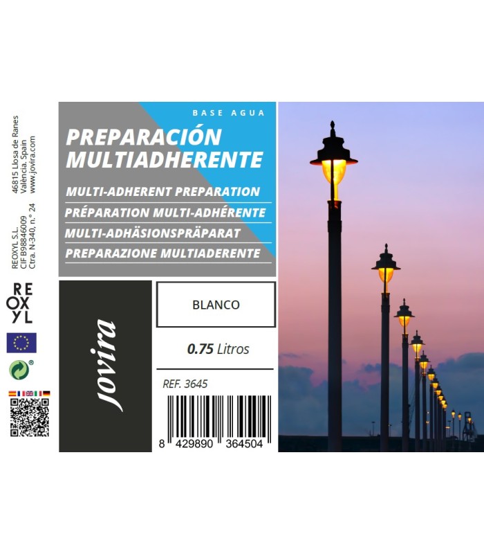 Preparación Multiadherente Mate Agua. Para superficies de