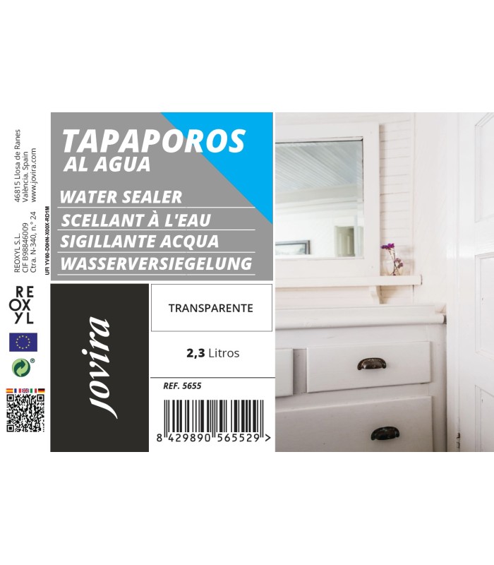 Tapaporos al Agua .  Selladora para Madera - Litros: 2.3, 2 x