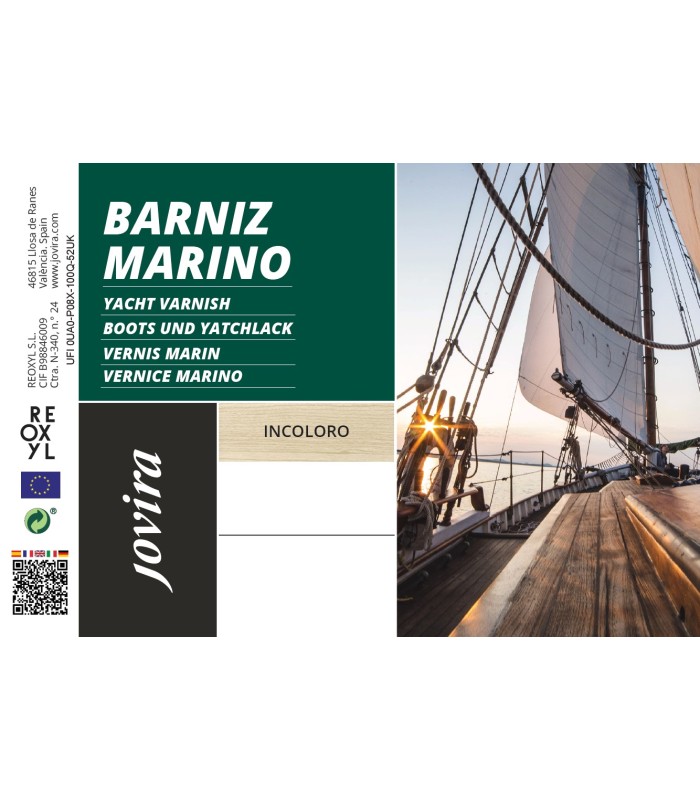 Barniz Marino Satinado incoloro, transparente.  Barnices -