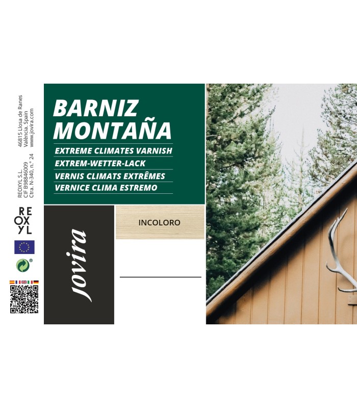 Barniz Montaña Satinado. .  Barnices - Litros: 0.750 ml, 2.3