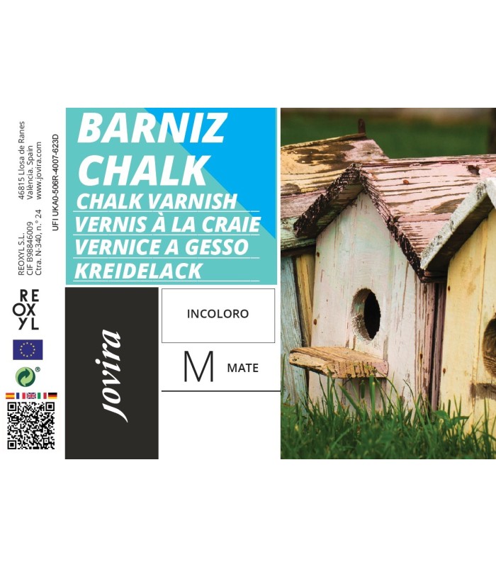 Barniz Chalk Paint Mate al Agua. .  Chalk Paint - Litros: