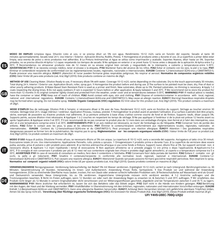 Pintura Cubremanchas Blanco al agua blanco.  Pintura Cubre