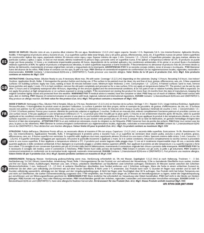 Impermeabilizante Goma Líquida incoloro, transparente, negro. 