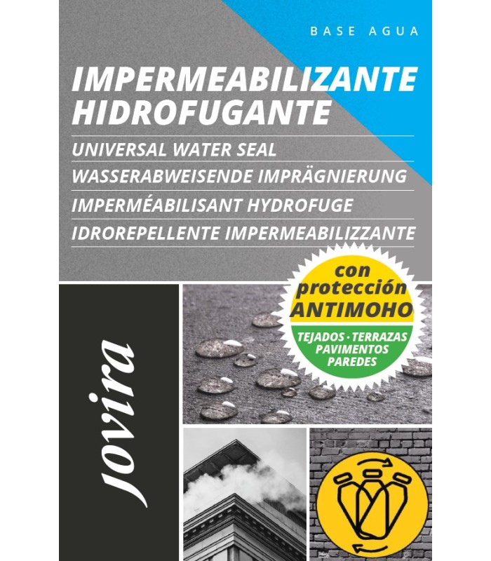 Impermeabilizante Hidrofugante Antimoho Transparente . 
