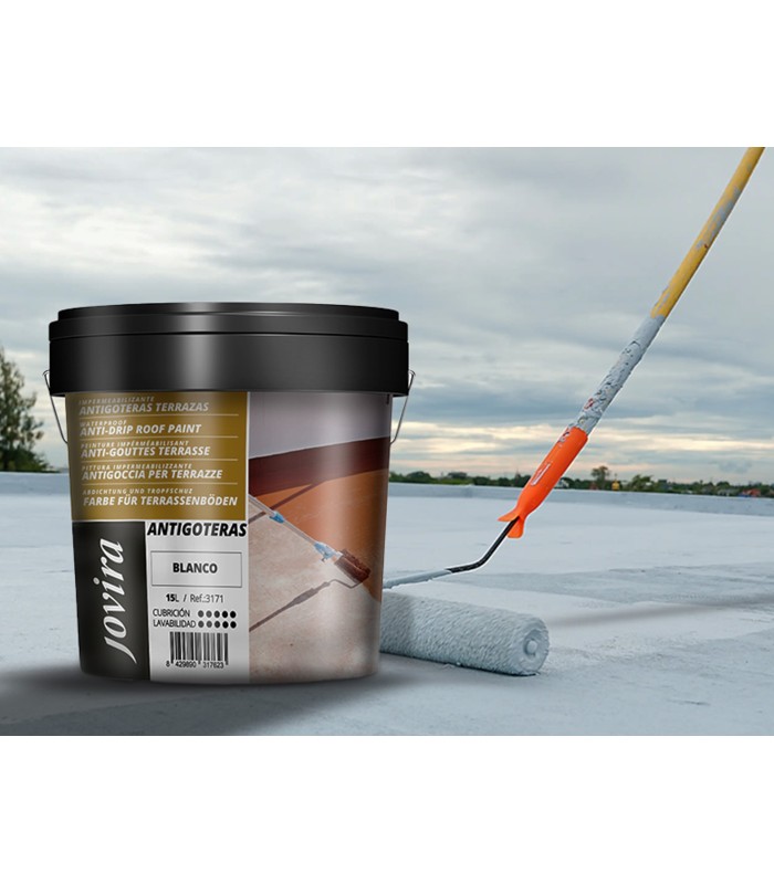 Impermeabilizante Antigoteras Terrazas con Fibras de vidrio