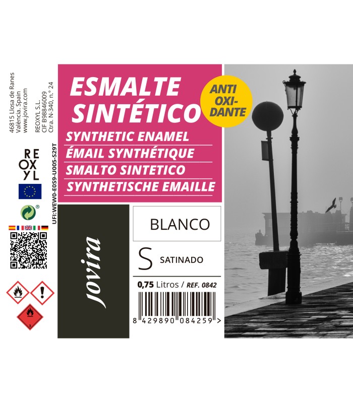 Esmalte Antioxidante Satinado Directo Sobre Oxido blanco